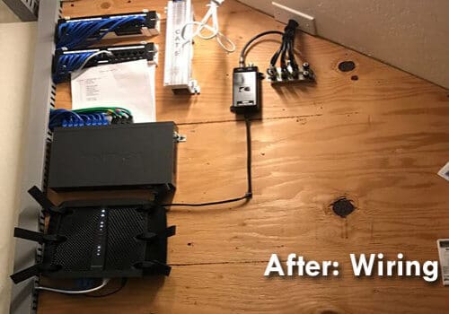 AFTER | The result is an organized. easy to access system for the home owner.